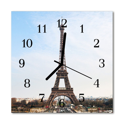 Reloj de vidrio Torre eiffel
