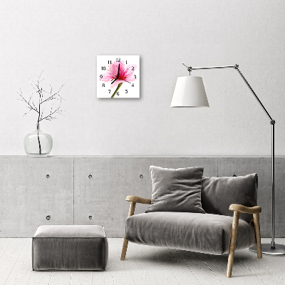 Reloj de vidrio Flor
