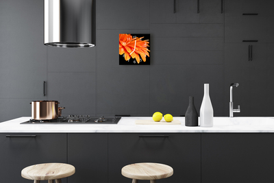 Reloj de vidrio Gerbera