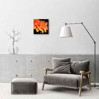 Reloj de vidrio Gerbera
