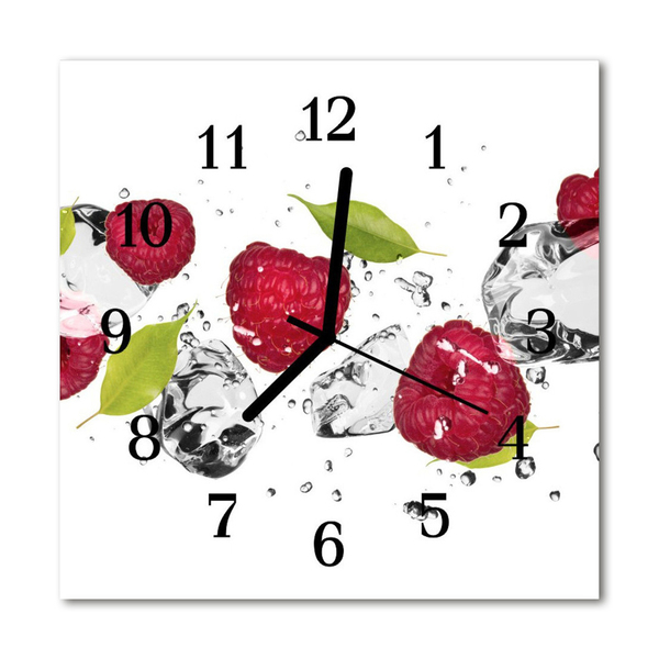 Reloj de vidrio Frambuesas