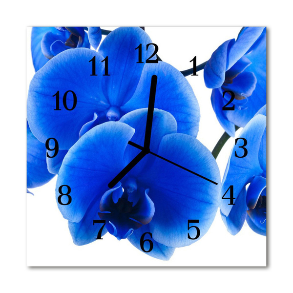 Reloj de vidrio Orquídea