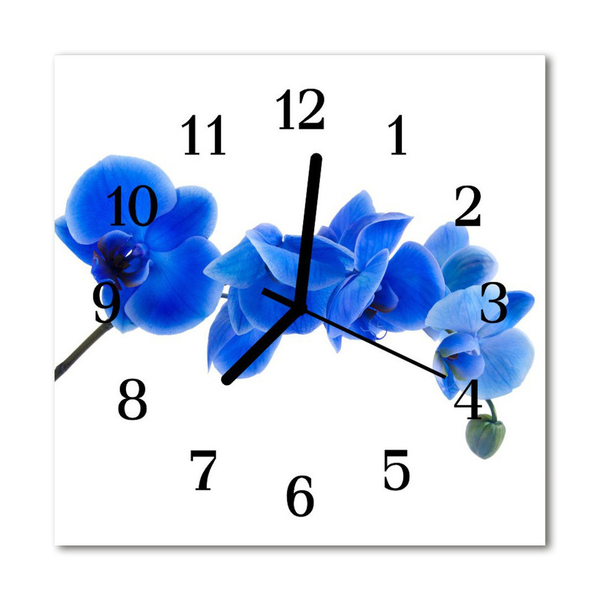 Reloj de vidrio Orquídea