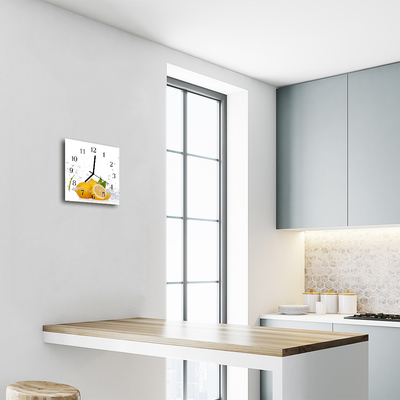 Reloj de vidrio Limones
