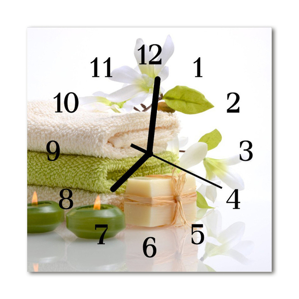 Reloj de vidrio Jabón para el spa