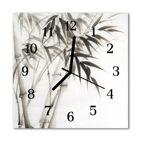 Reloj de vidrio Bambú