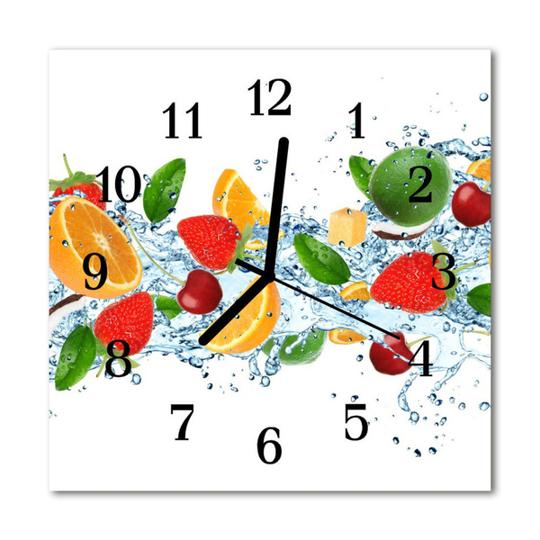 Reloj de vidrio Fruta
