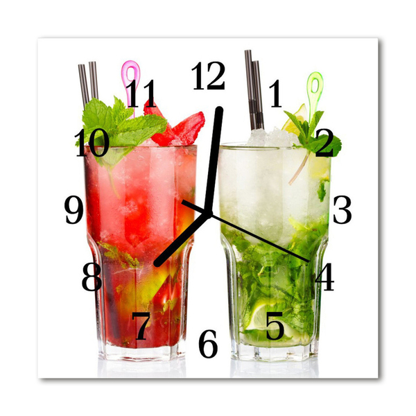 Reloj de vidrio Cócteles