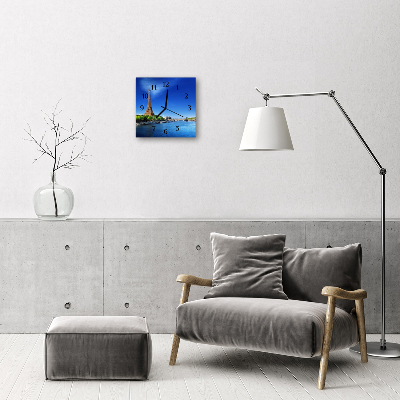 Reloj de vidrio Cielo sobre parís