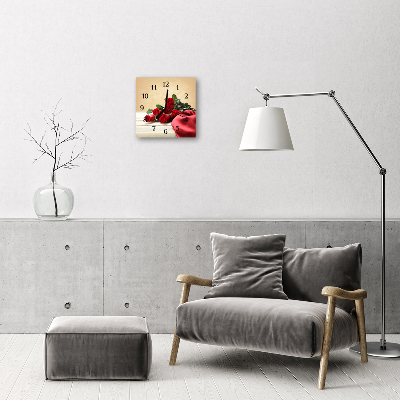 Reloj de vidrio Rosas