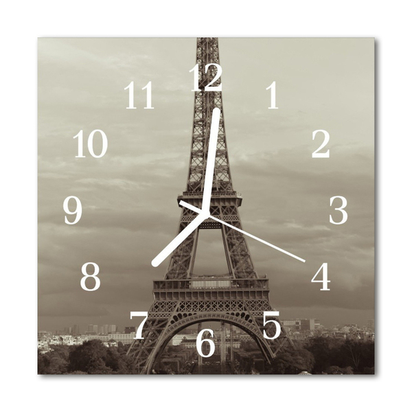 Reloj de vidrio Torre eiffel