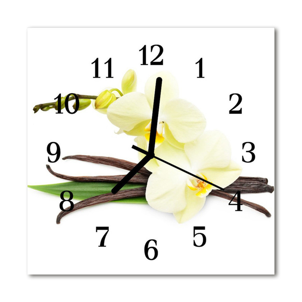 Reloj de vidrio Vainilla orquídea