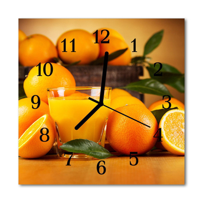 Reloj de vidrio Naranjas