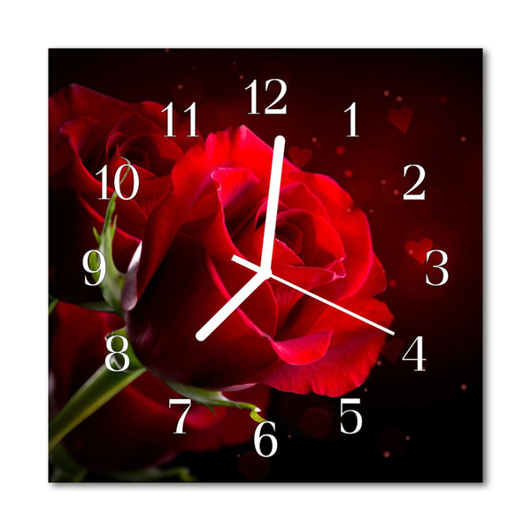 Reloj de vidrio Rosas