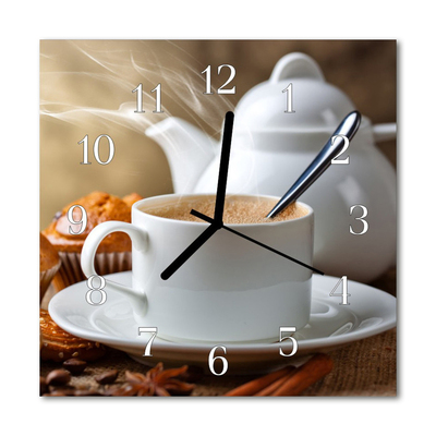 Reloj de vidrio Taza de café