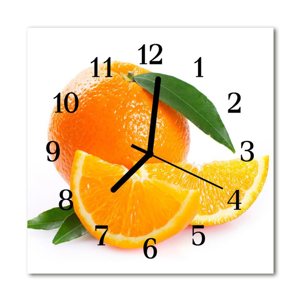 Reloj de vidrio Naranjas