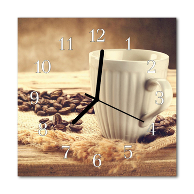 Reloj de vidrio Café