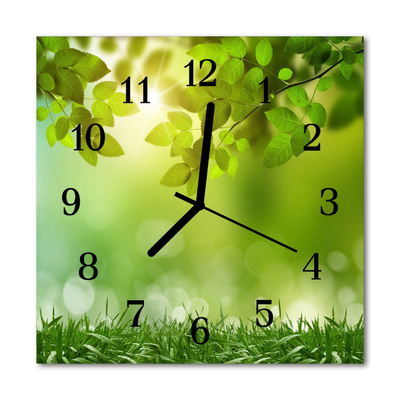 Reloj de vidrio Primavera