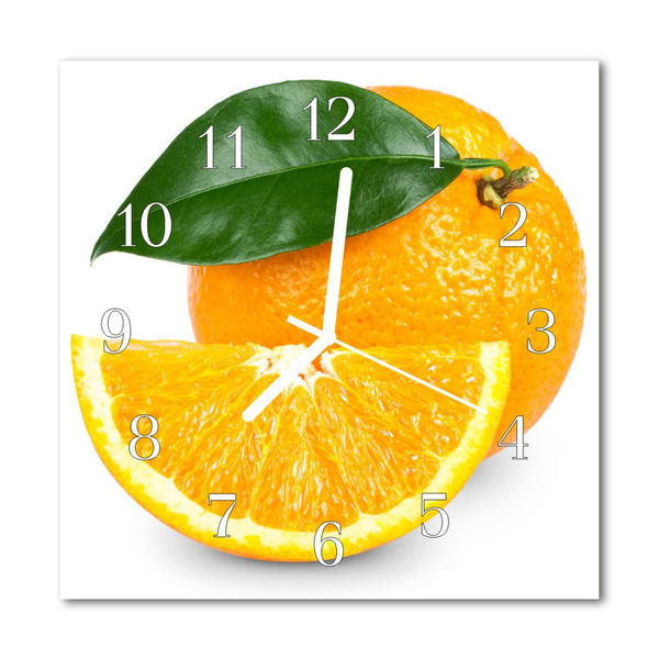 Reloj de vidrio Naranjas