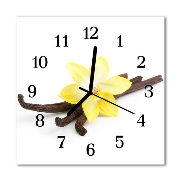 Reloj de vidrio Flor de vainilla