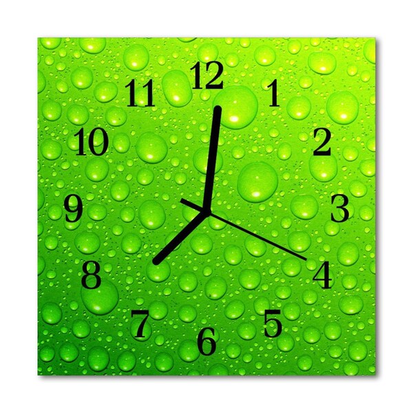 Reloj de vidrio Gotas