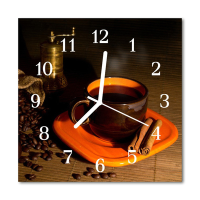 Reloj de vidrio Café