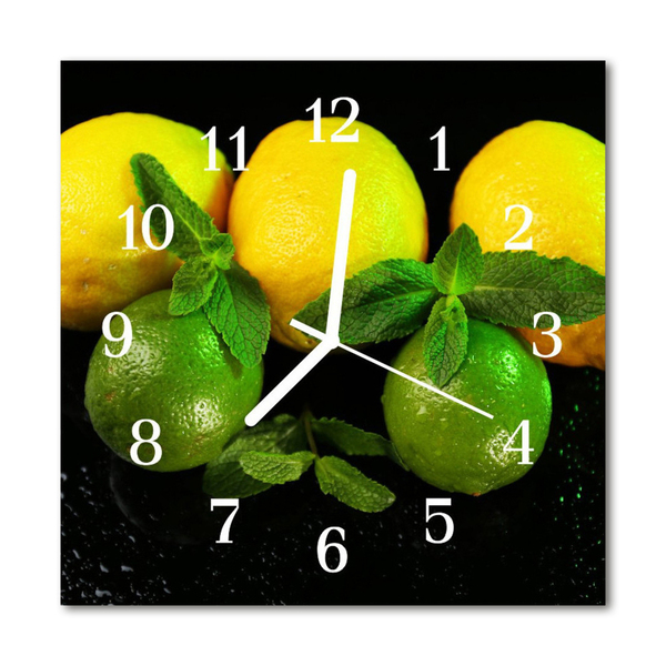 Reloj de vidrio Limones