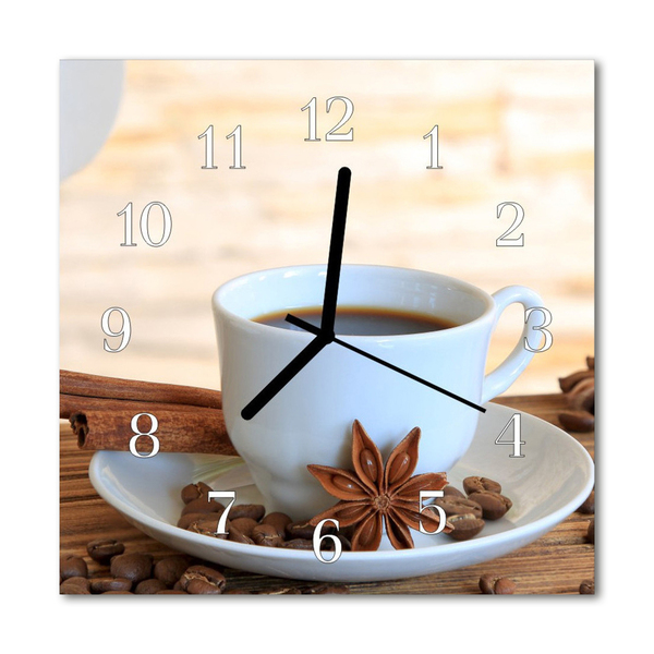 Reloj de vidrio Café