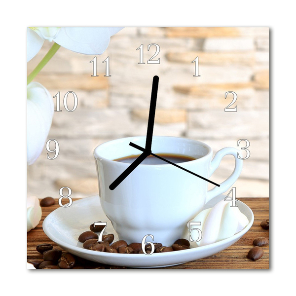 Reloj de vidrio Café