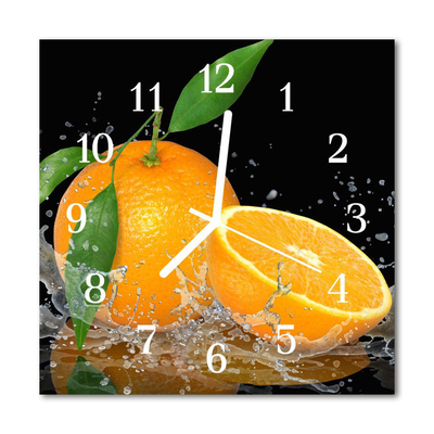 Reloj de vidrio Naranjas