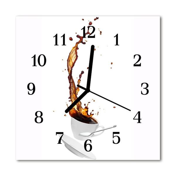 Reloj de vidrio Café