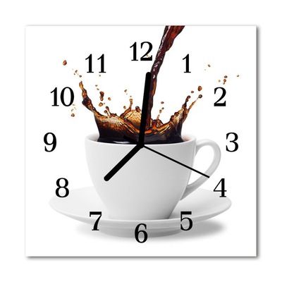 Reloj de vidrio Café