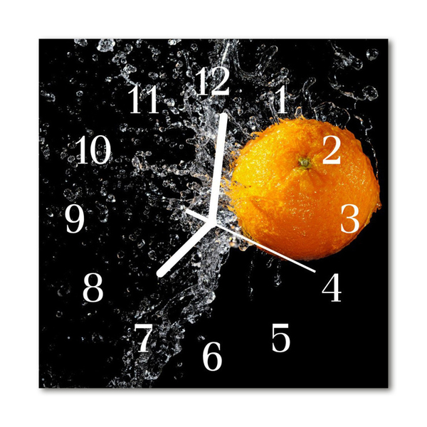 Reloj de vidrio Naranja