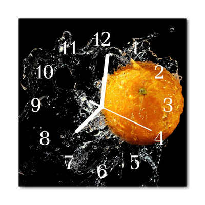 Reloj de vidrio Naranja