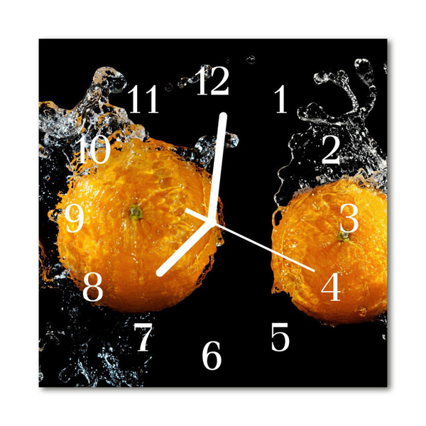 Reloj de vidrio Naranjas