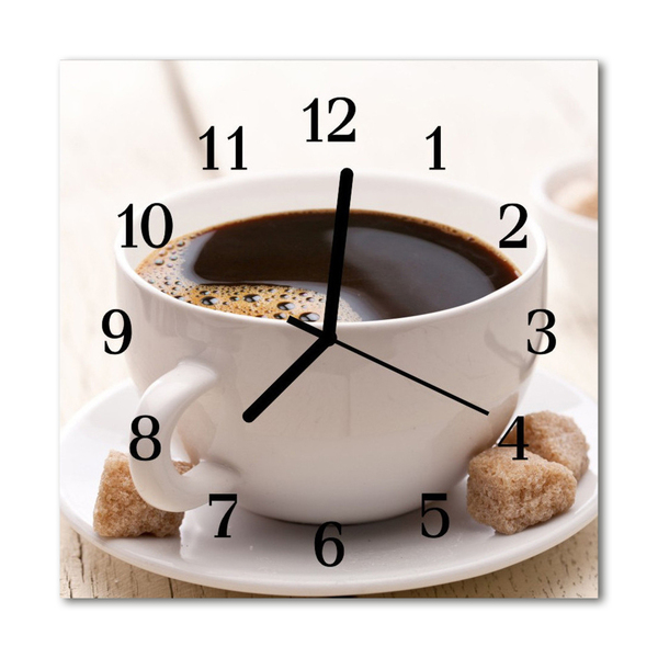 Reloj de vidrio Café