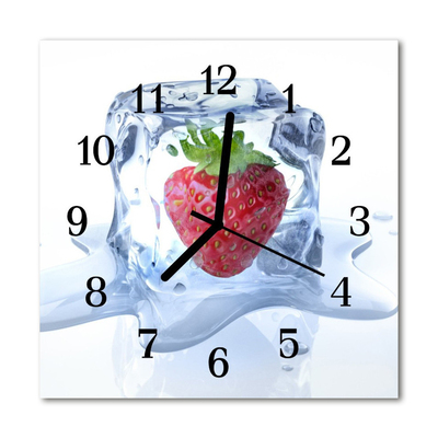 Reloj de vidrio Helado de fresa