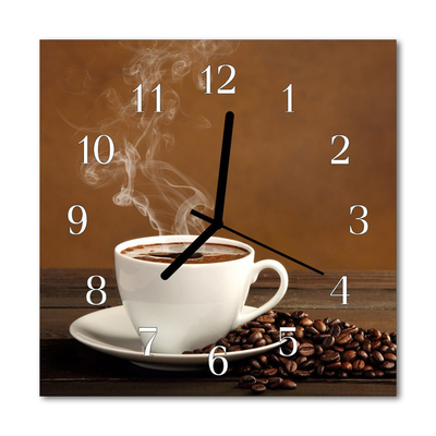 Reloj de vidrio Café