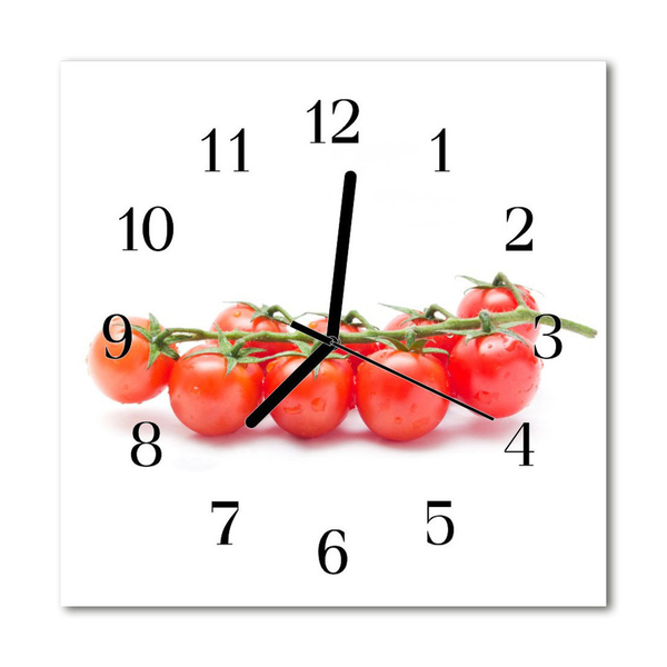 Reloj de vidrio Tomates