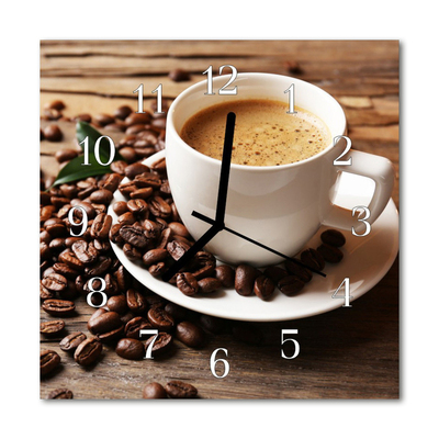 Reloj de vidrio Café