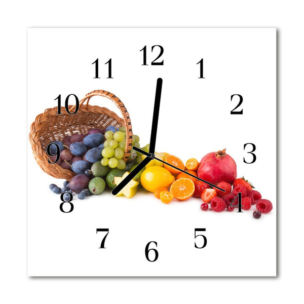 Reloj de vidrio Fruta