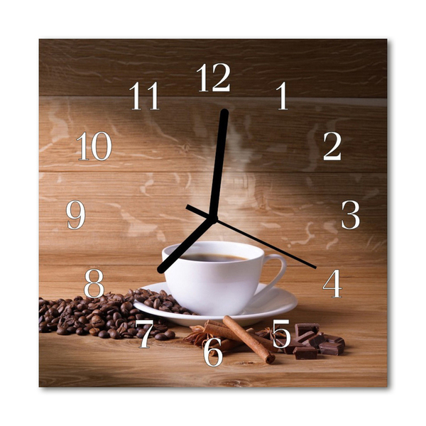 Reloj de vidrio Café