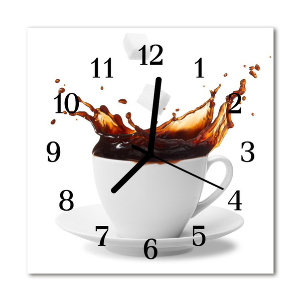 Reloj de vidrio Café