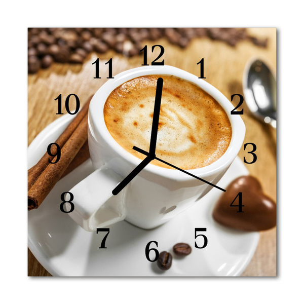 Reloj de vidrio Café