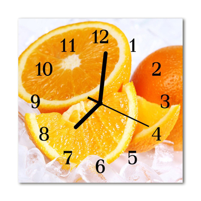 Reloj de vidrio Naranjas