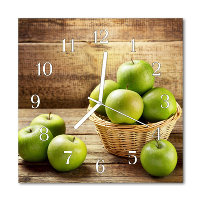 Reloj de vidrio Manzana