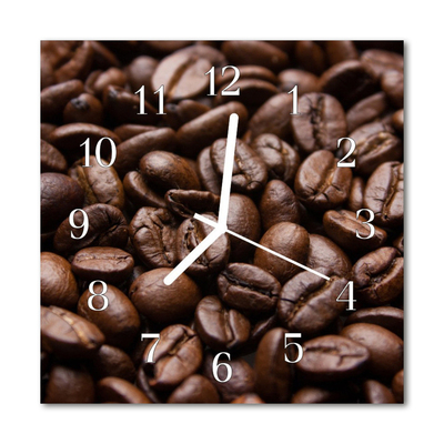 Reloj de vidrio Granos de café