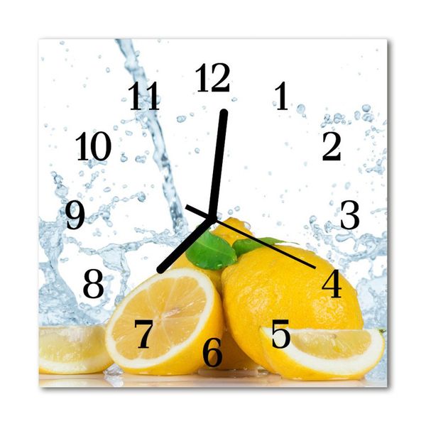 Reloj de vidrio Limón