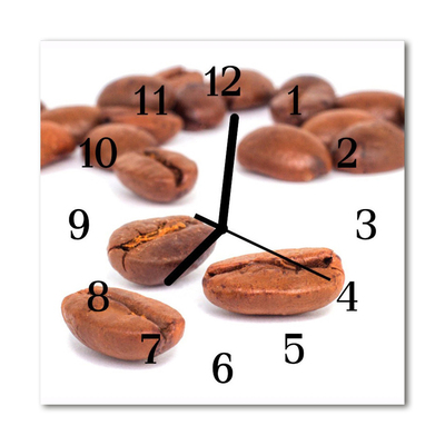 Reloj de vidrio Granos de café