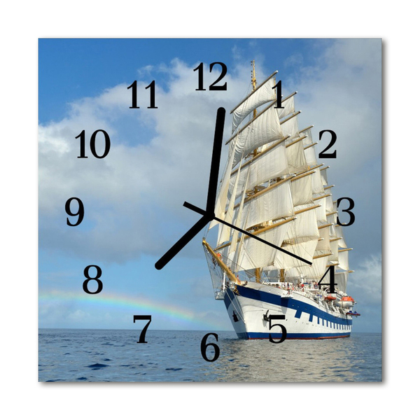 Reloj de vidrio Barco
